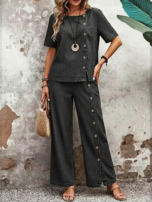 Zylith™ | Denim 2-Piece Set