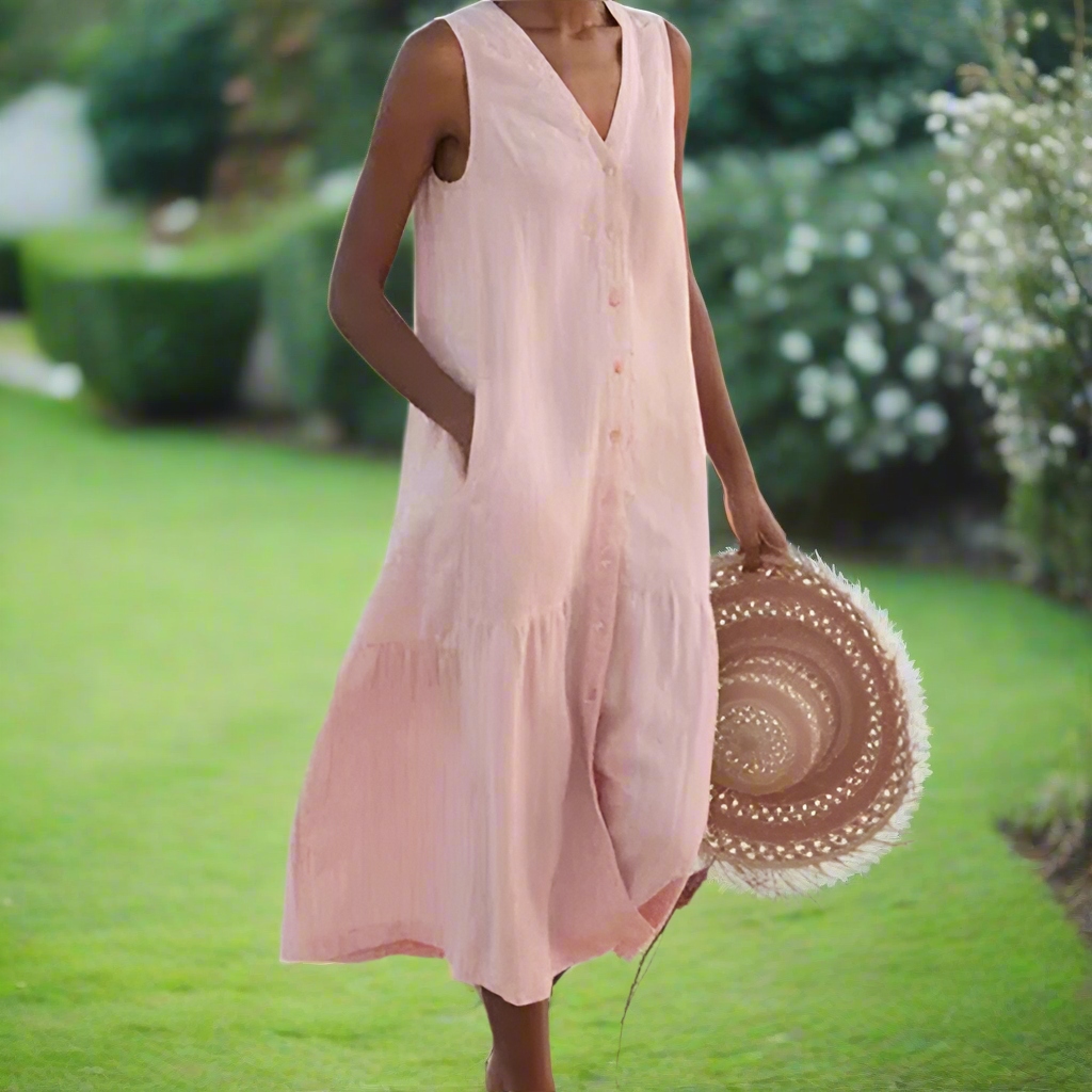 Ignacia™ | Relaxed Fit Summer V-Neck Dress