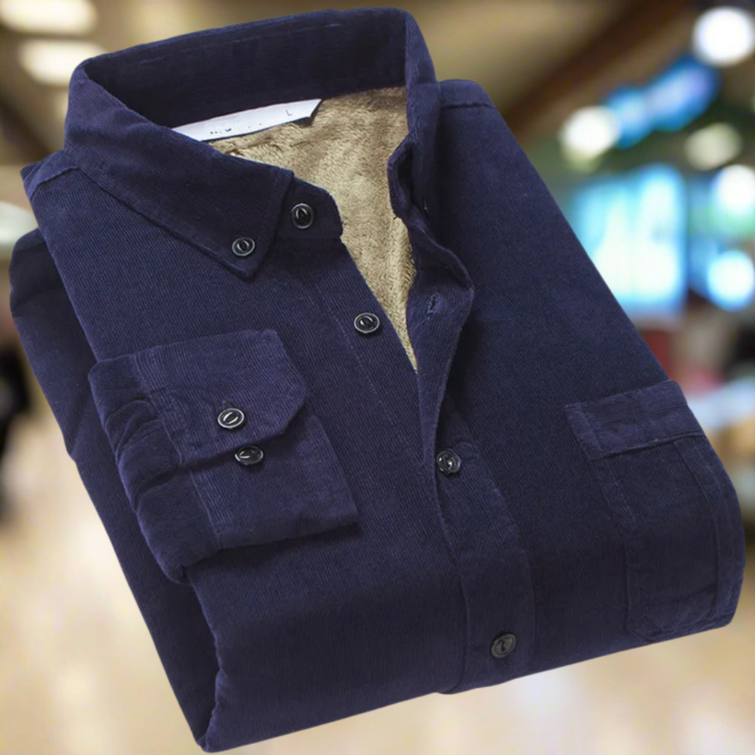 Winterly™ | Thermisch katoenen corduroy overhemd