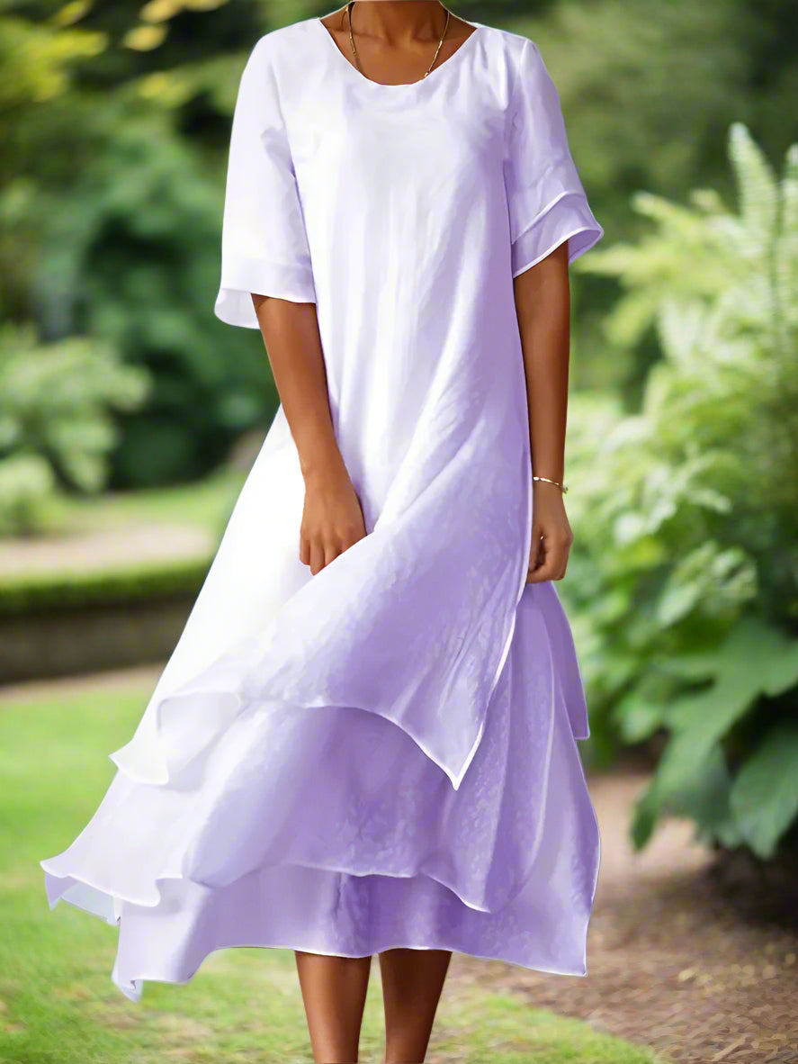 Savitri™ | Chic Long Cotton Dress
