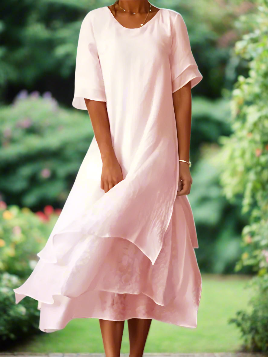 Savitri™ | Chic Long Cotton Dress