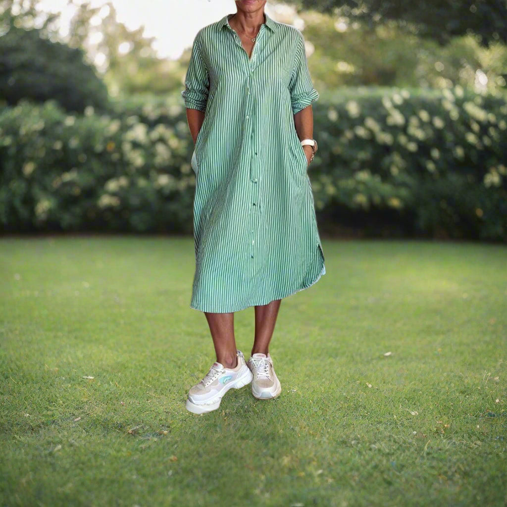Keturah™ | Shirt Dress with Collar