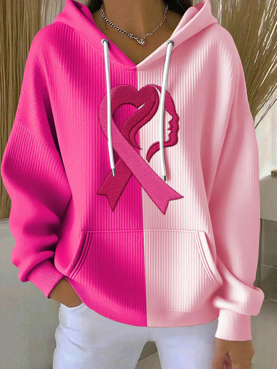 Leontine™ | Elegant Pink Hoodie