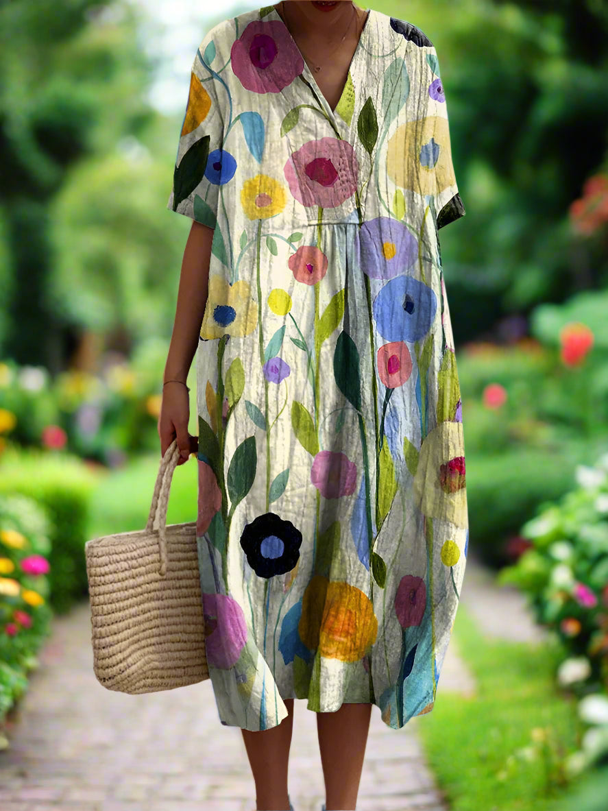 Mirella™ | Flowing Floral Dress