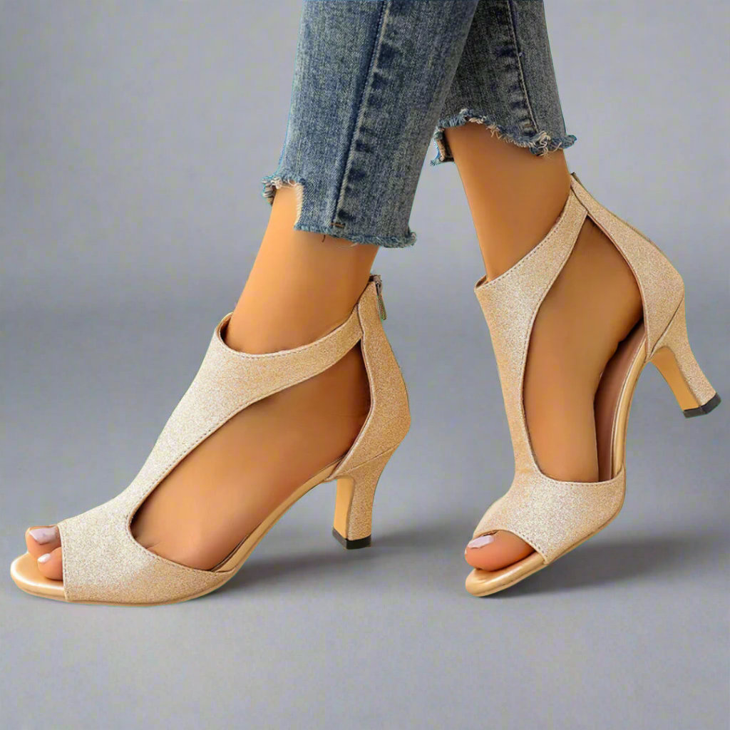 Jorelle™ | Two-Tone Elegant Sandals