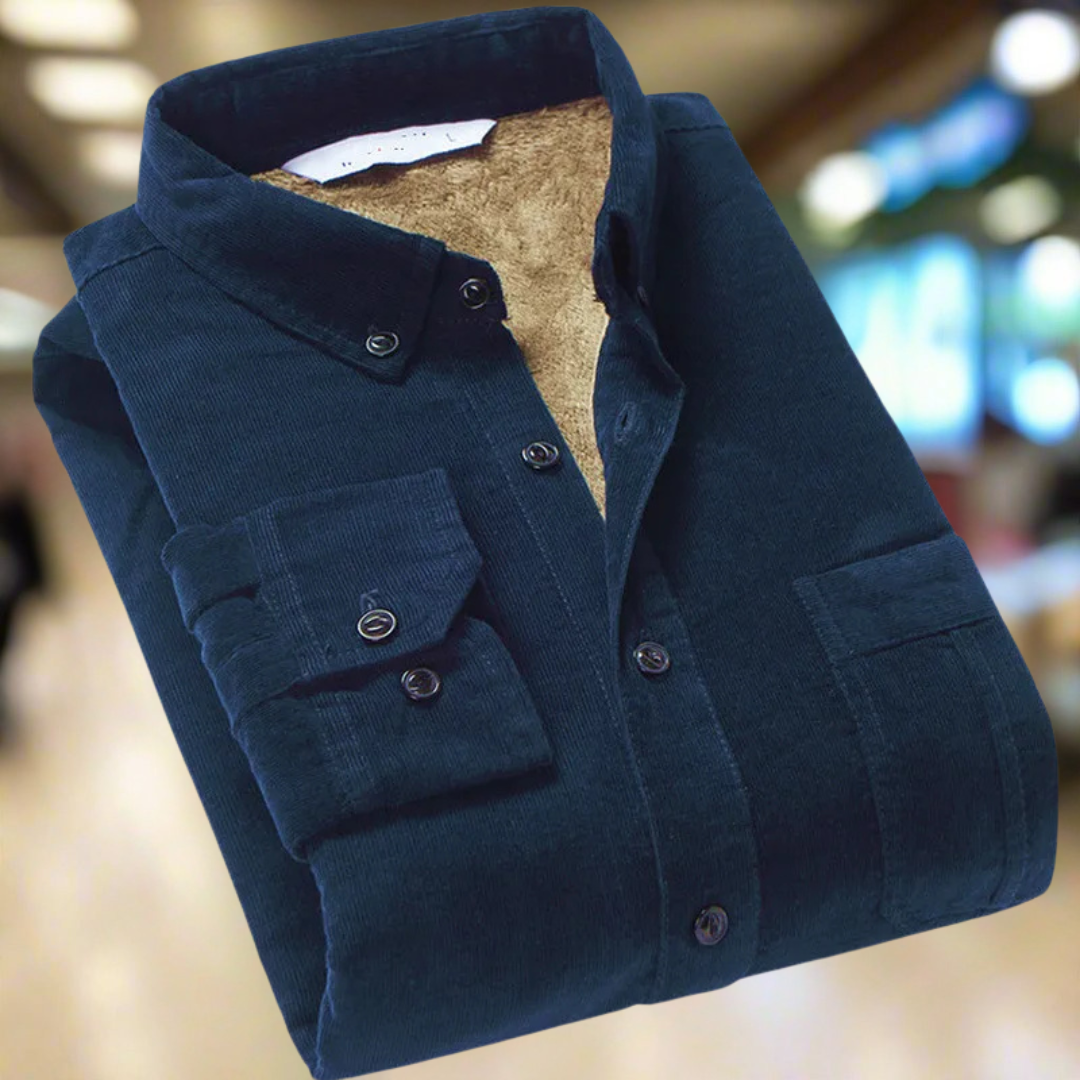 Winterly™ | Thermisch katoenen corduroy overhemd
