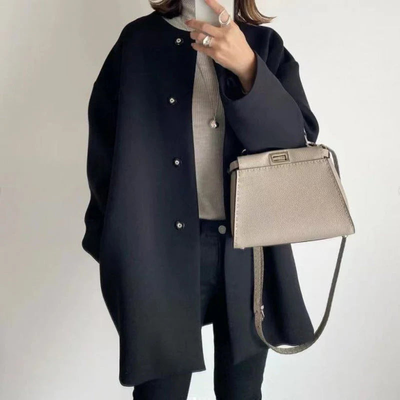 Zadie™ | Elegant Straight-Lined Coat