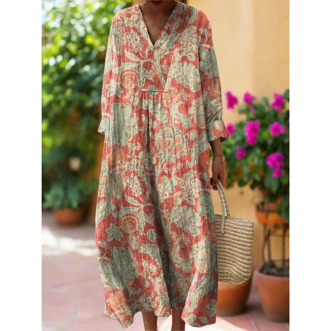 Nahal™ | Soft Garden Pocket Dress