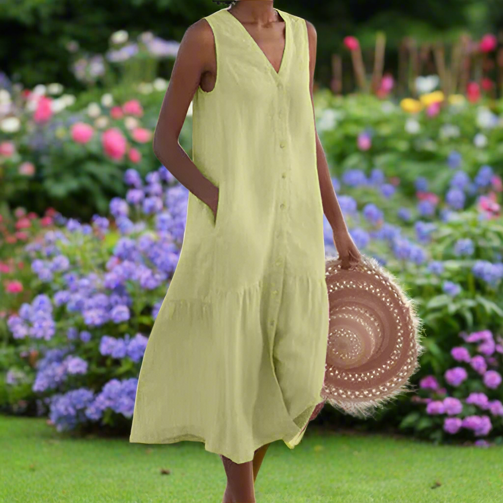Ignacia™ | Relaxed Fit Summer V-Neck Dress