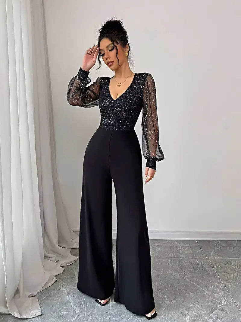 Fresia™ | Elegant V-Neck Jumpsuit