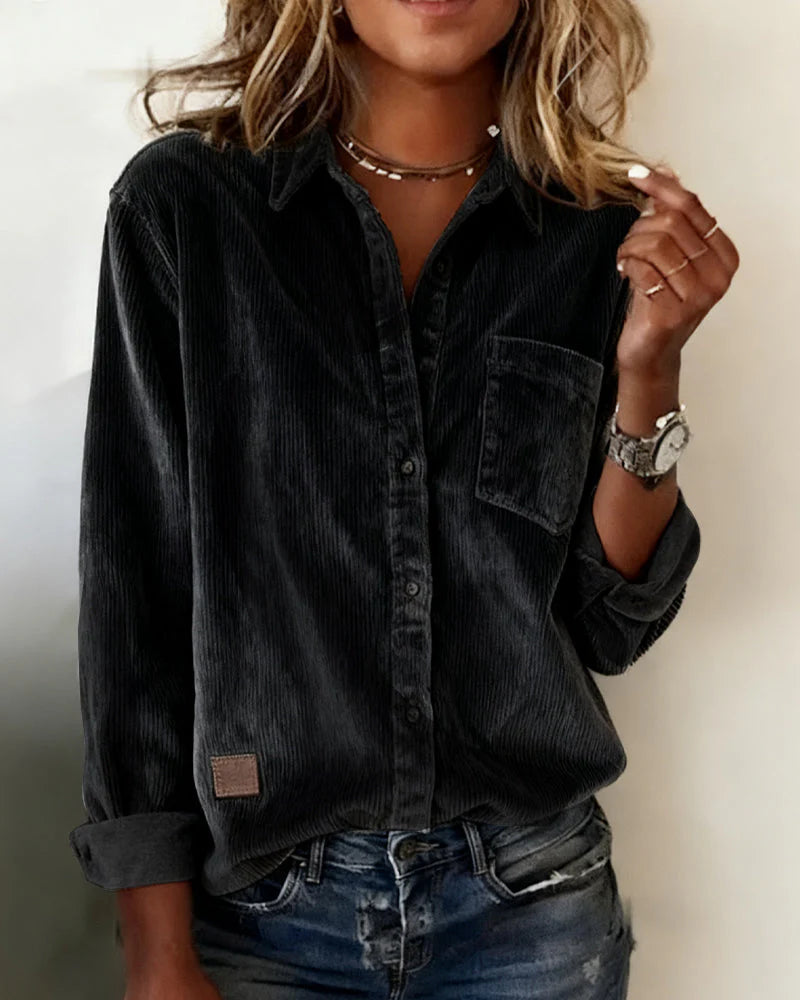 Mirelle™ | Lapel Collared Shirt