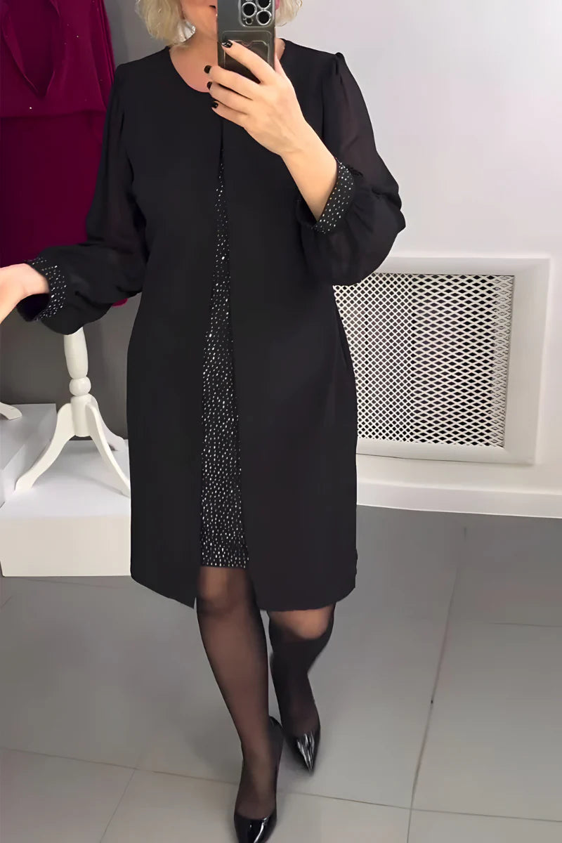 Celavyn™ | Stylish Sheer Sleeved Dress