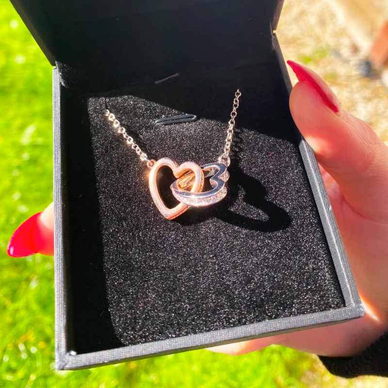 LYNN & CO | Dochter's Liefde - Zilveren Harten Ketting