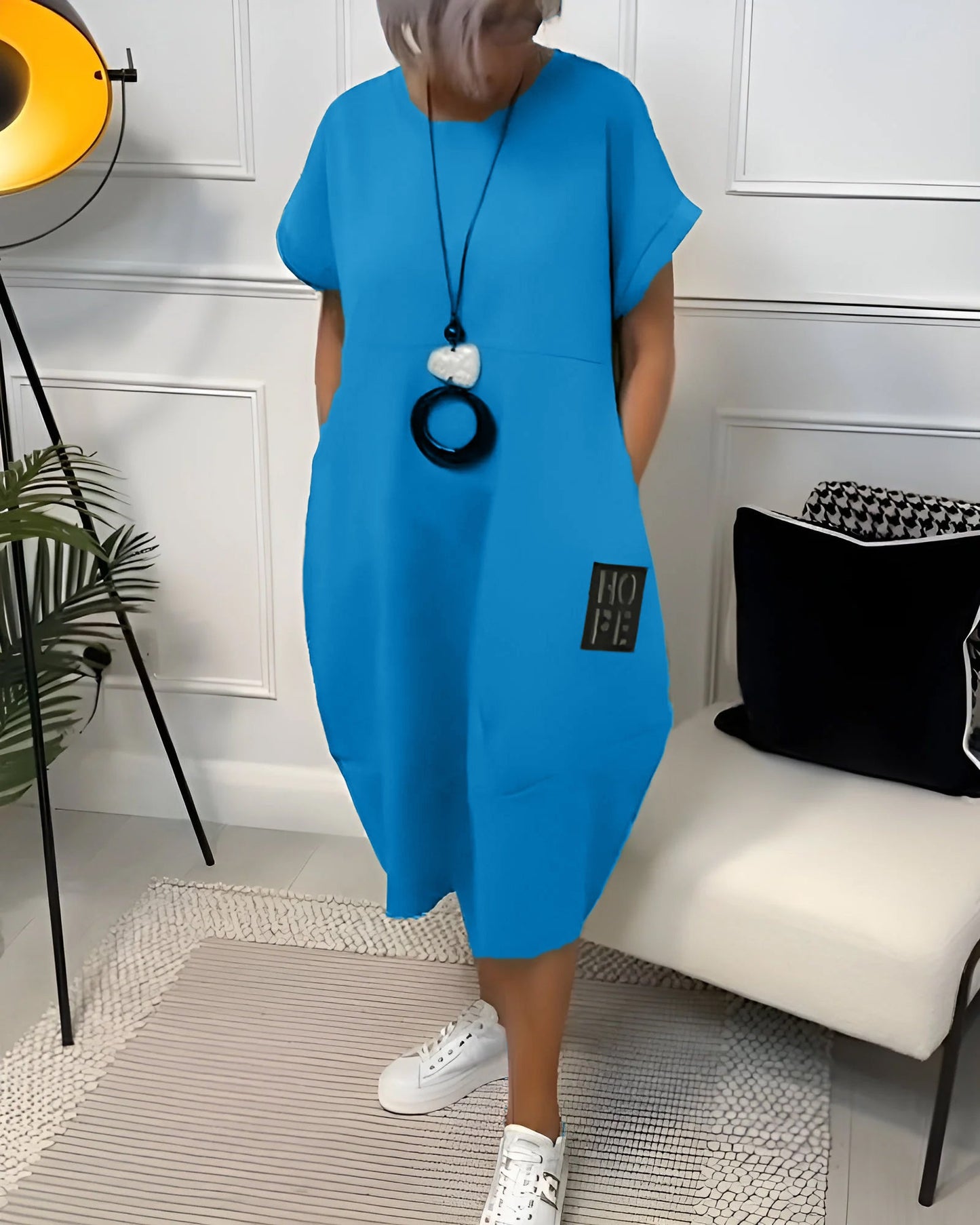 Nivelle™ | Casual Text Dress