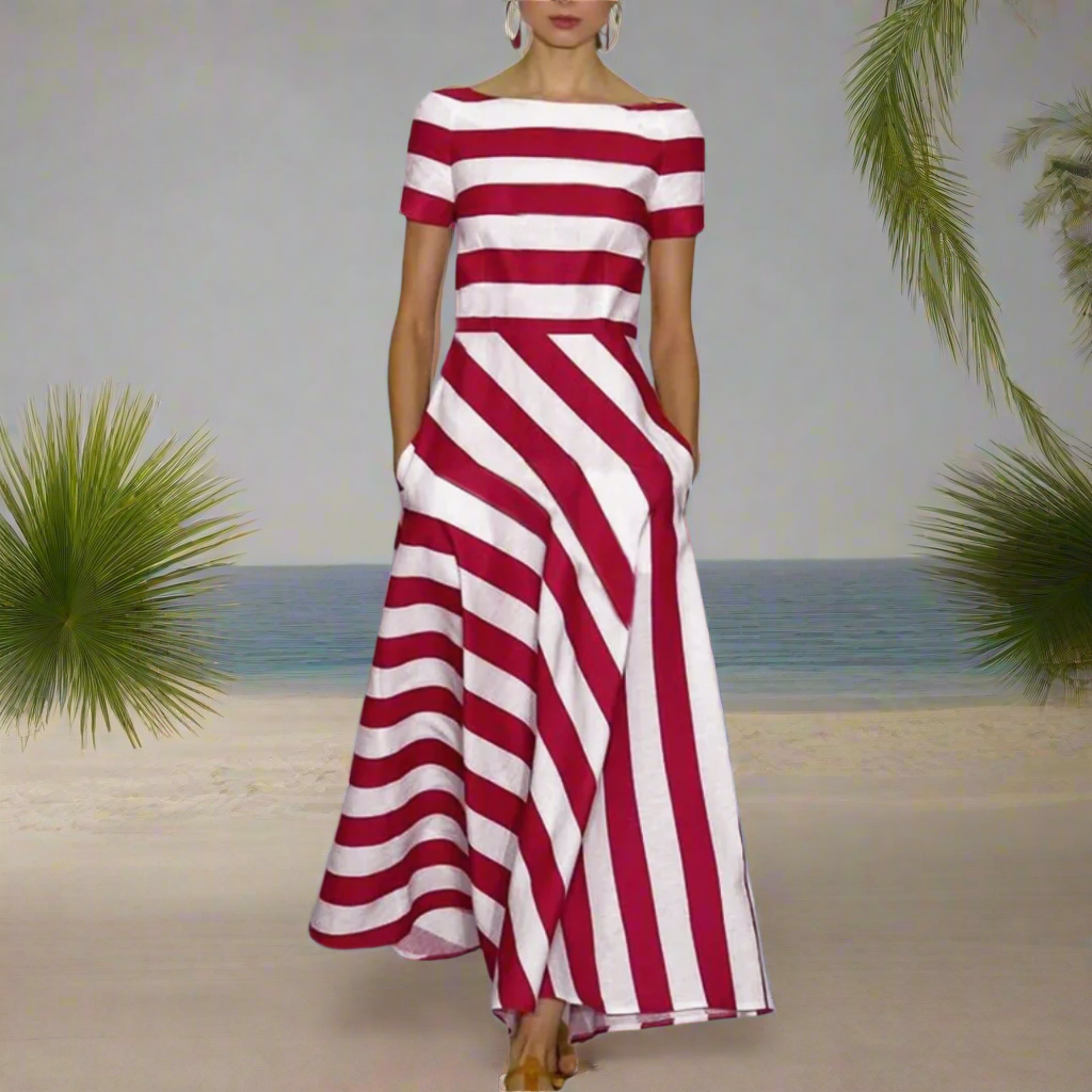 Ysolde™ | Hand-Stitched Longline Dress