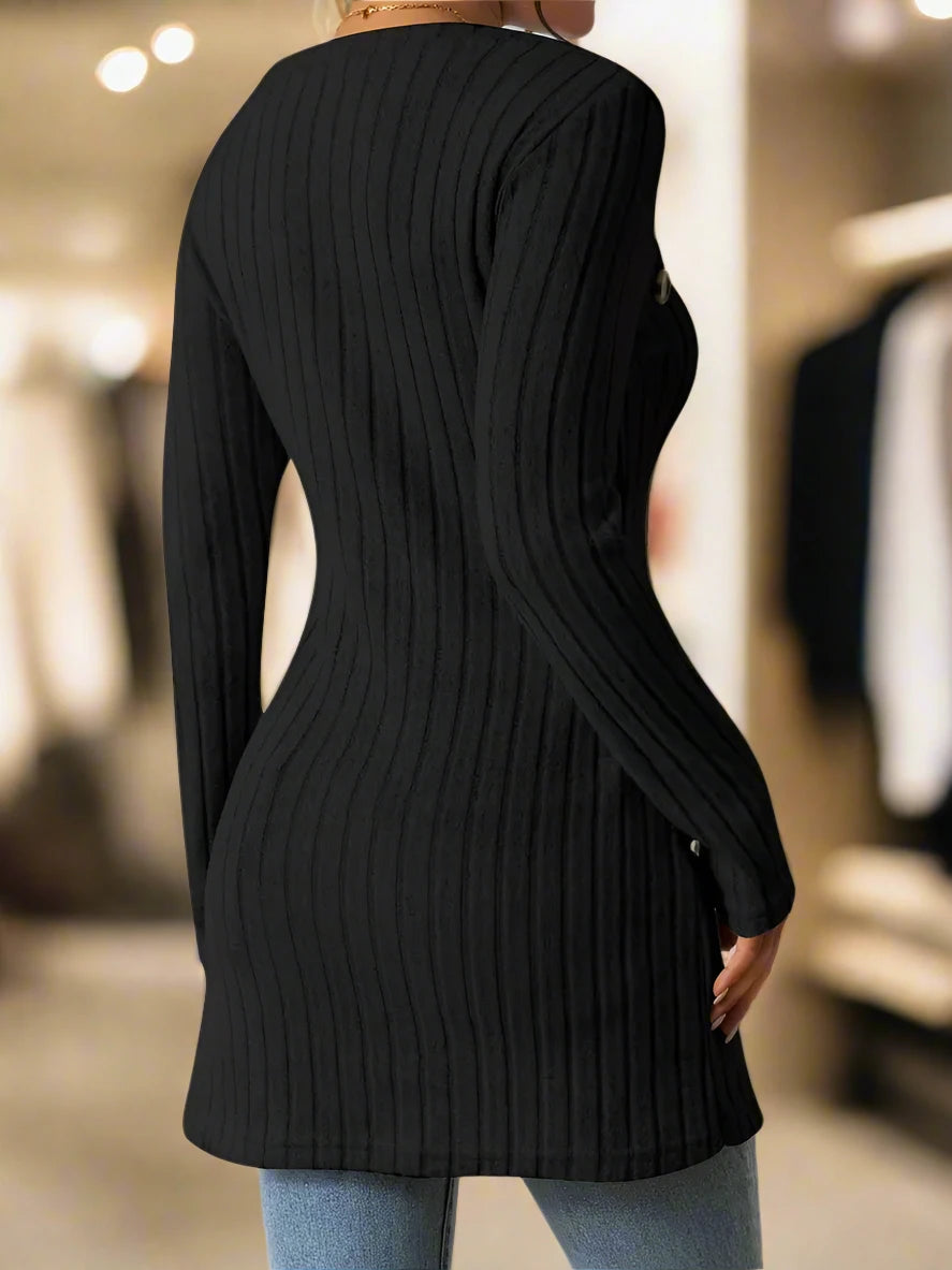 Georgia™ | Asymmetrisch geribd top