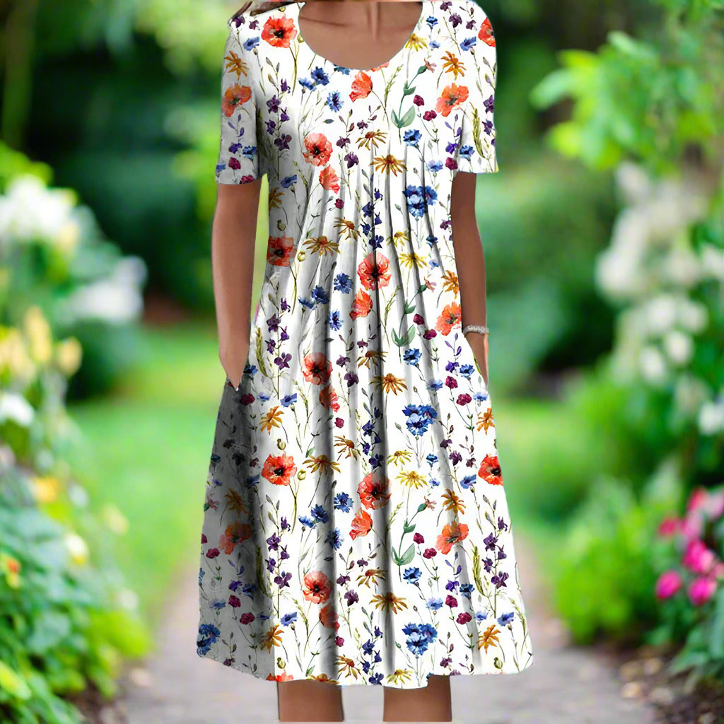 Rihanna™ | Soft Fit Cotton Midi Dress