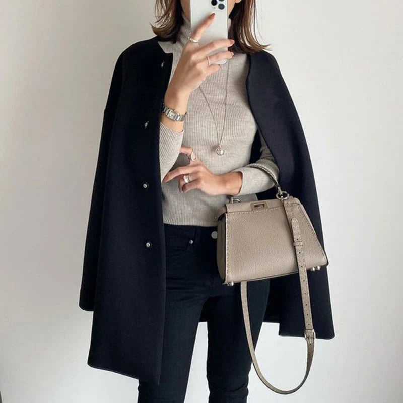 Zadie™ | Elegant Straight-Lined Coat