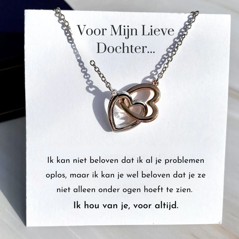 LYNN & CO | Dochter's Liefde - Zilveren Harten Ketting