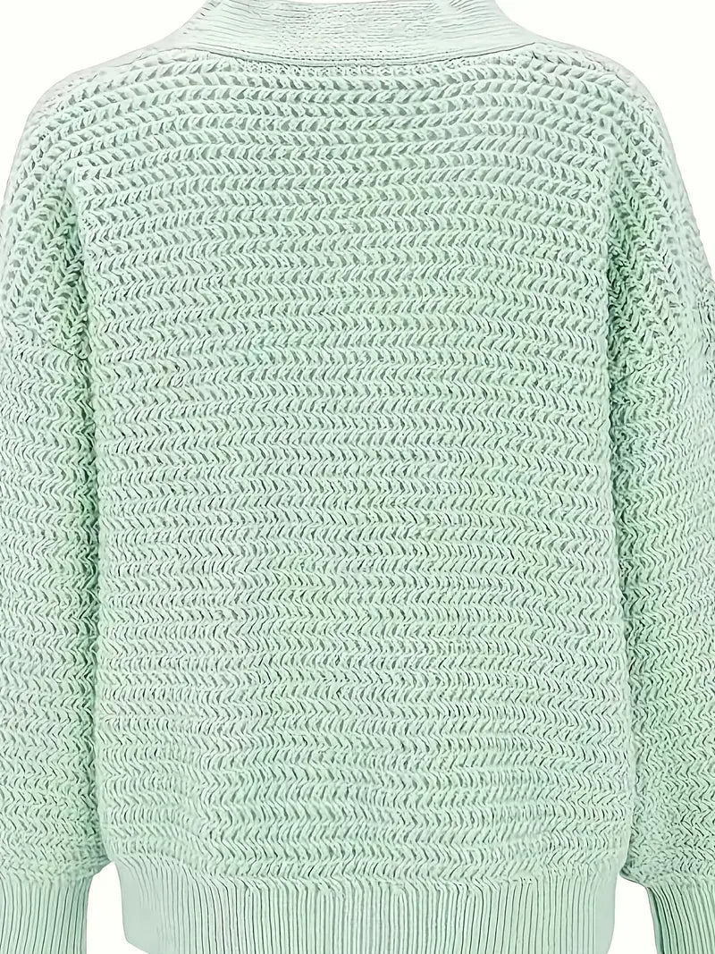 Faylinn™ | Long Sleeve V-Neck Cardigan