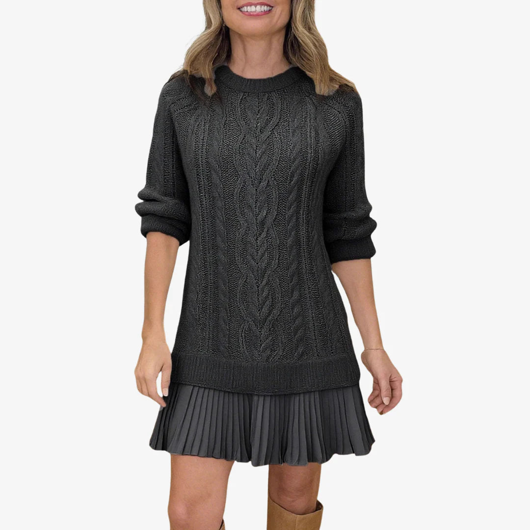 Delia™ | Soft Winter Sweater Dress