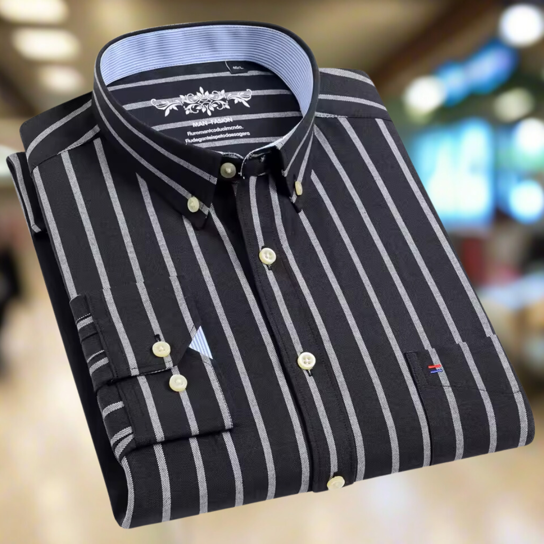 ButtonEase™ | Oxford-overhemd voor heren met enkele zak
