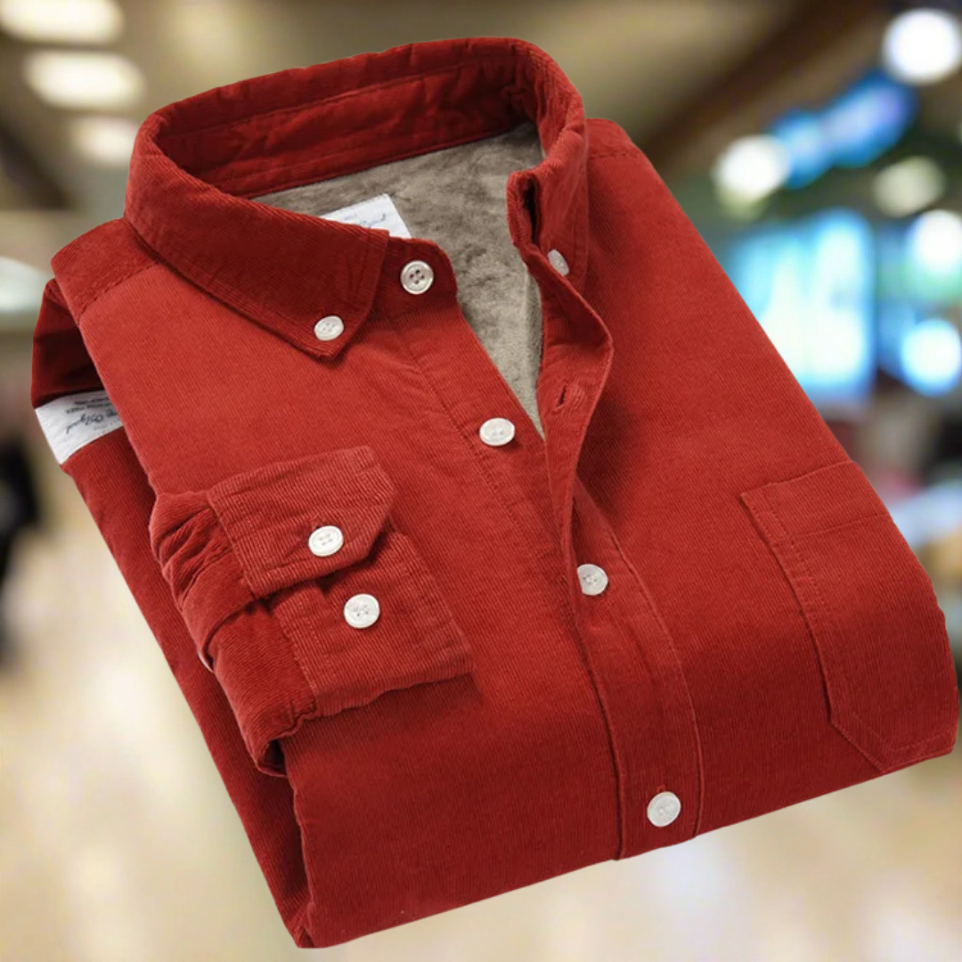 Winterly™ | Thermisch katoenen corduroy overhemd