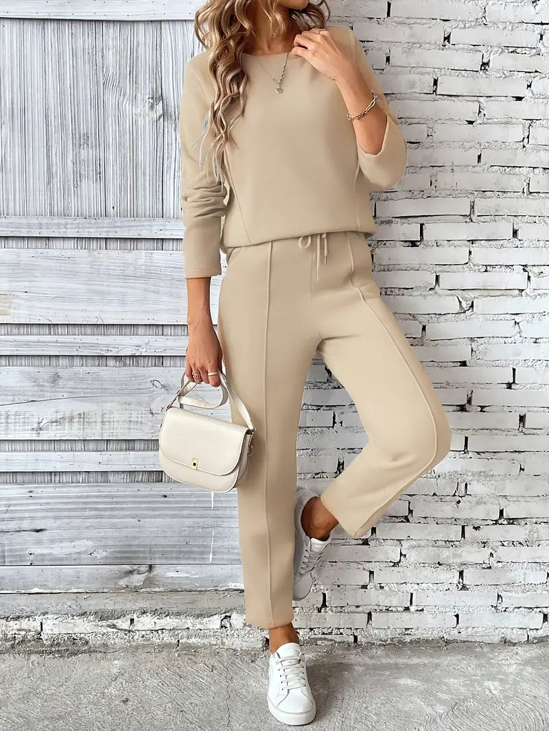 Perdita™ | Elegant Drawstring Two-Piece Set