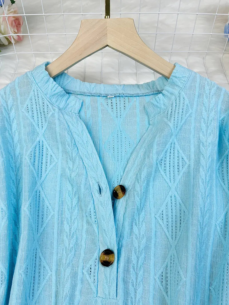 Zafrina™ | Elegant V-Neck T-Shirt
