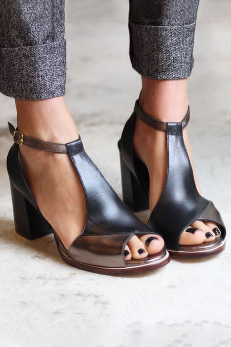 Zanith™ | Bold Patch Crossover Heels