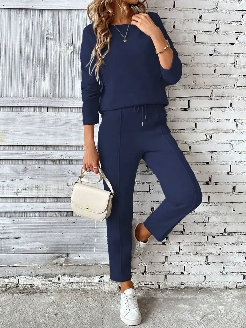 Perdita™ | Elegant Drawstring Two-Piece Set