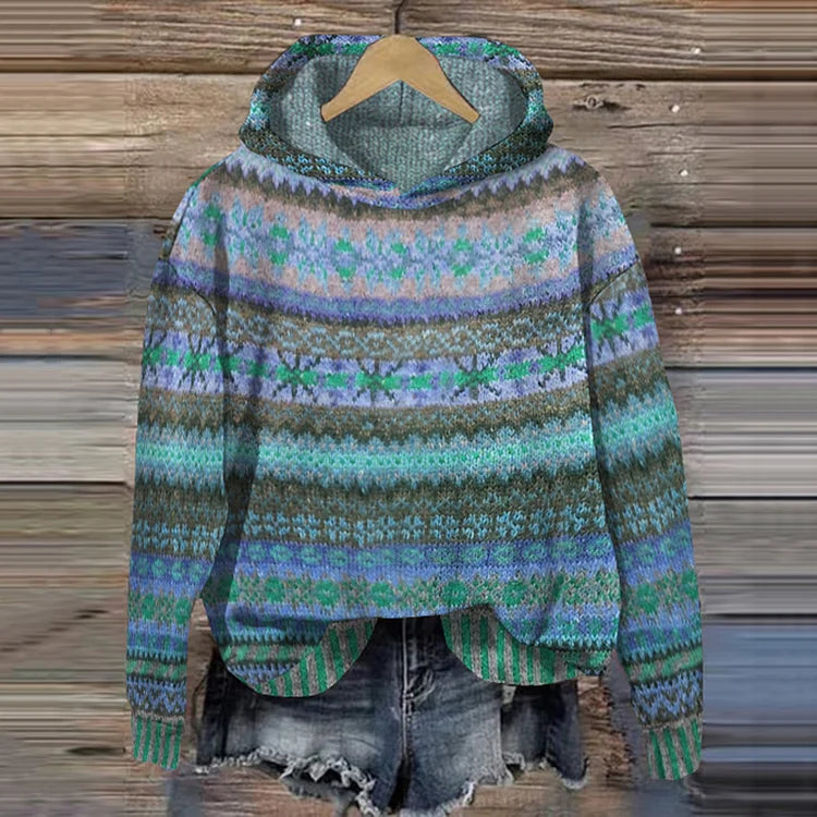 Araminta™ | Retro Ethnic Hoodie