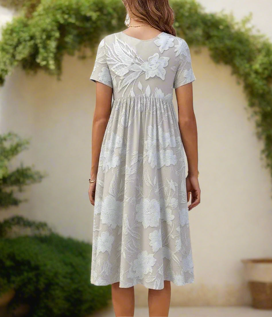 Virva™ | Quiet Bloom Midi Dress