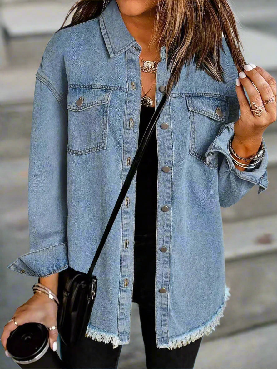 Amoria™ | Classic Denim Jacket for Everyday
