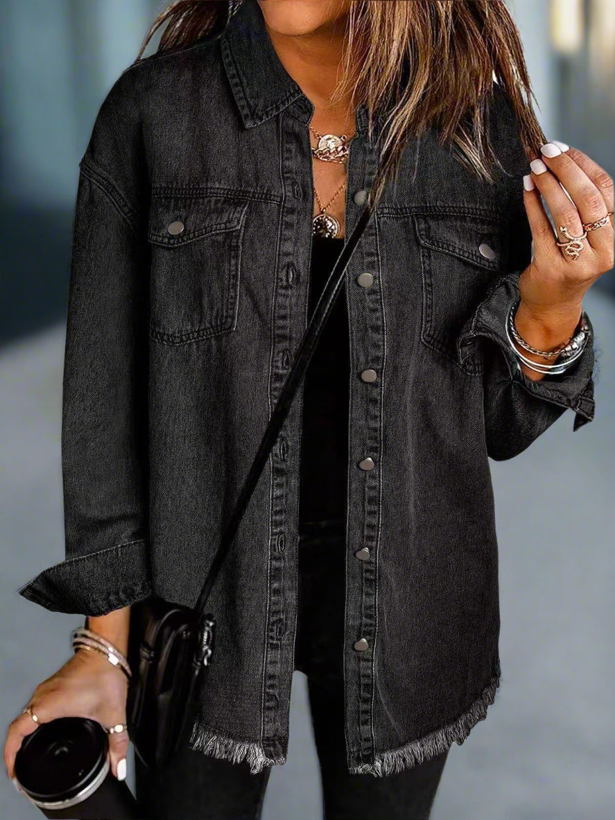 Amoria™ | Classic Denim Jacket for Everyday
