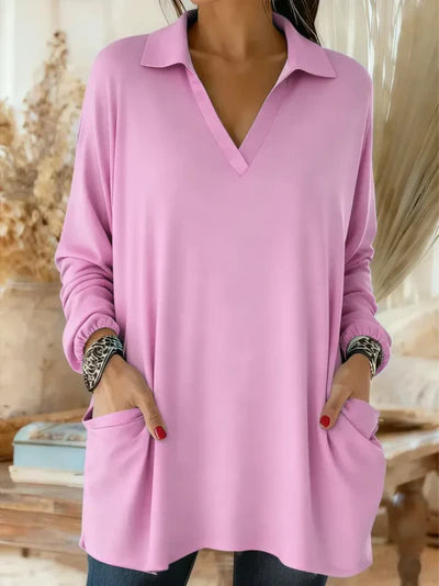 Ismera™ | Elegant V-neck Blouse