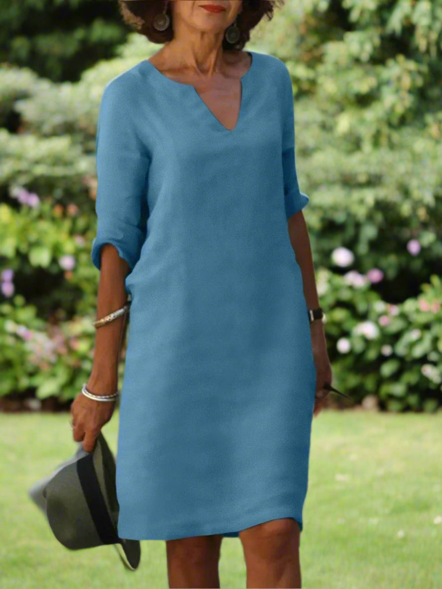 Iracema™ | Graceful V-Line Formal Dress