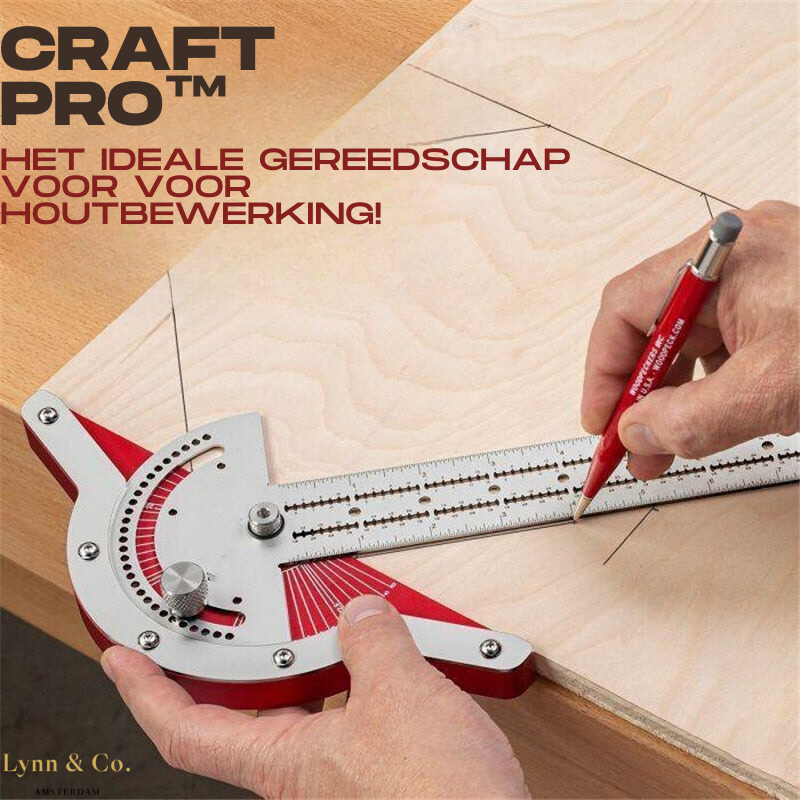 CraftPro 2.0™ DE Gereedschap Voor Houtbewerking!
