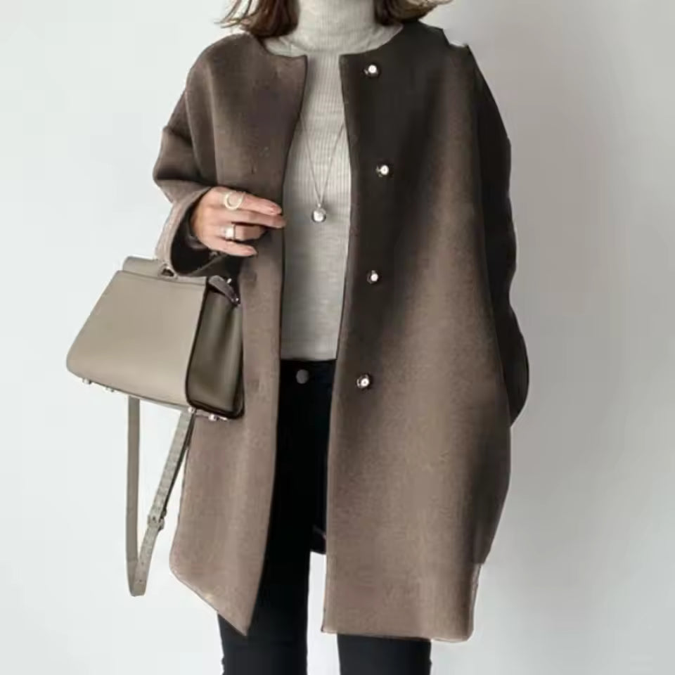 Zadie™ | Elegant Straight-Lined Coat