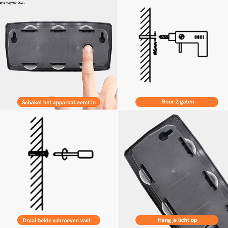 ZonLicht™ - Wandlampen op zonne-energie!