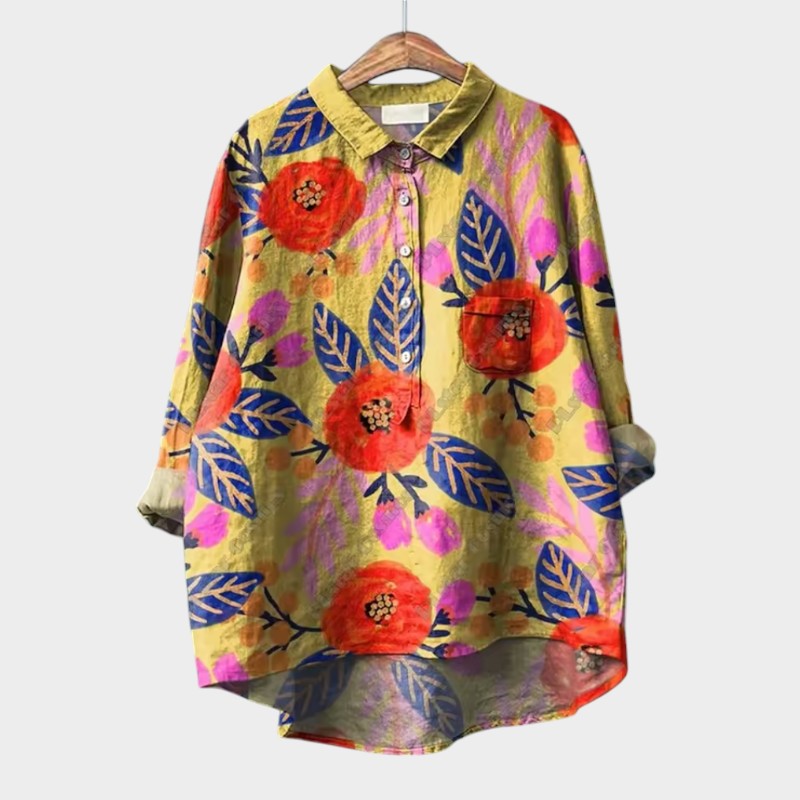 Genevieve™ | Oversized Floral Blouse