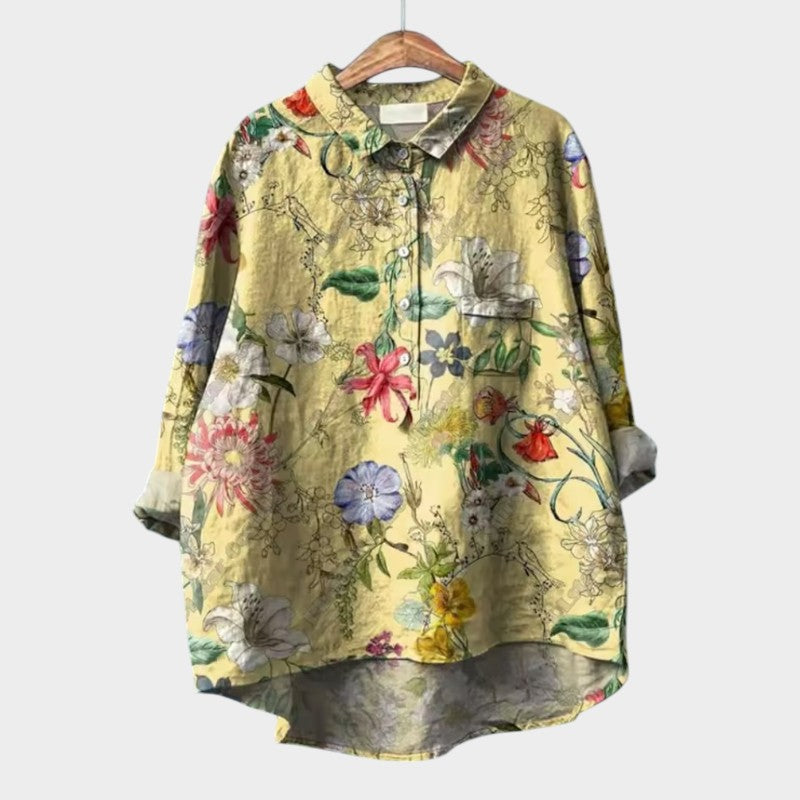 Genevieve™ | Oversized Floral Blouse