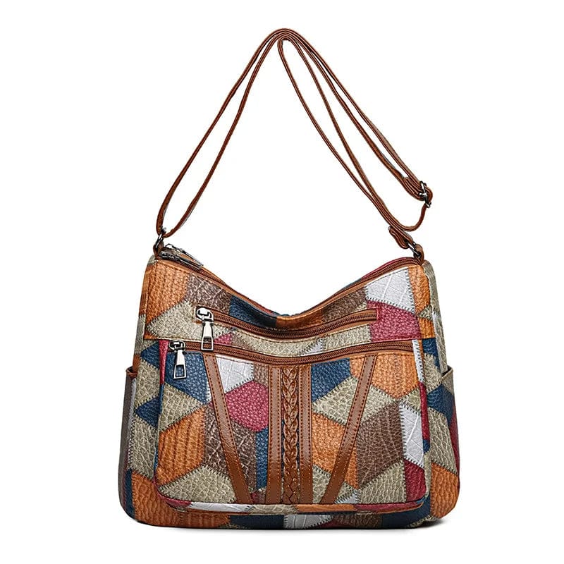 Rivelle™ | Mosaic Leather Handbag