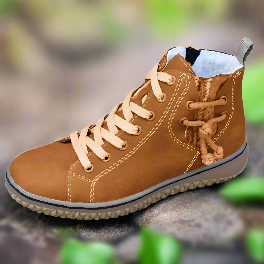 Xadriana™ | Waterdichte Duurzame Leren Schoenen met Voetondersteuning