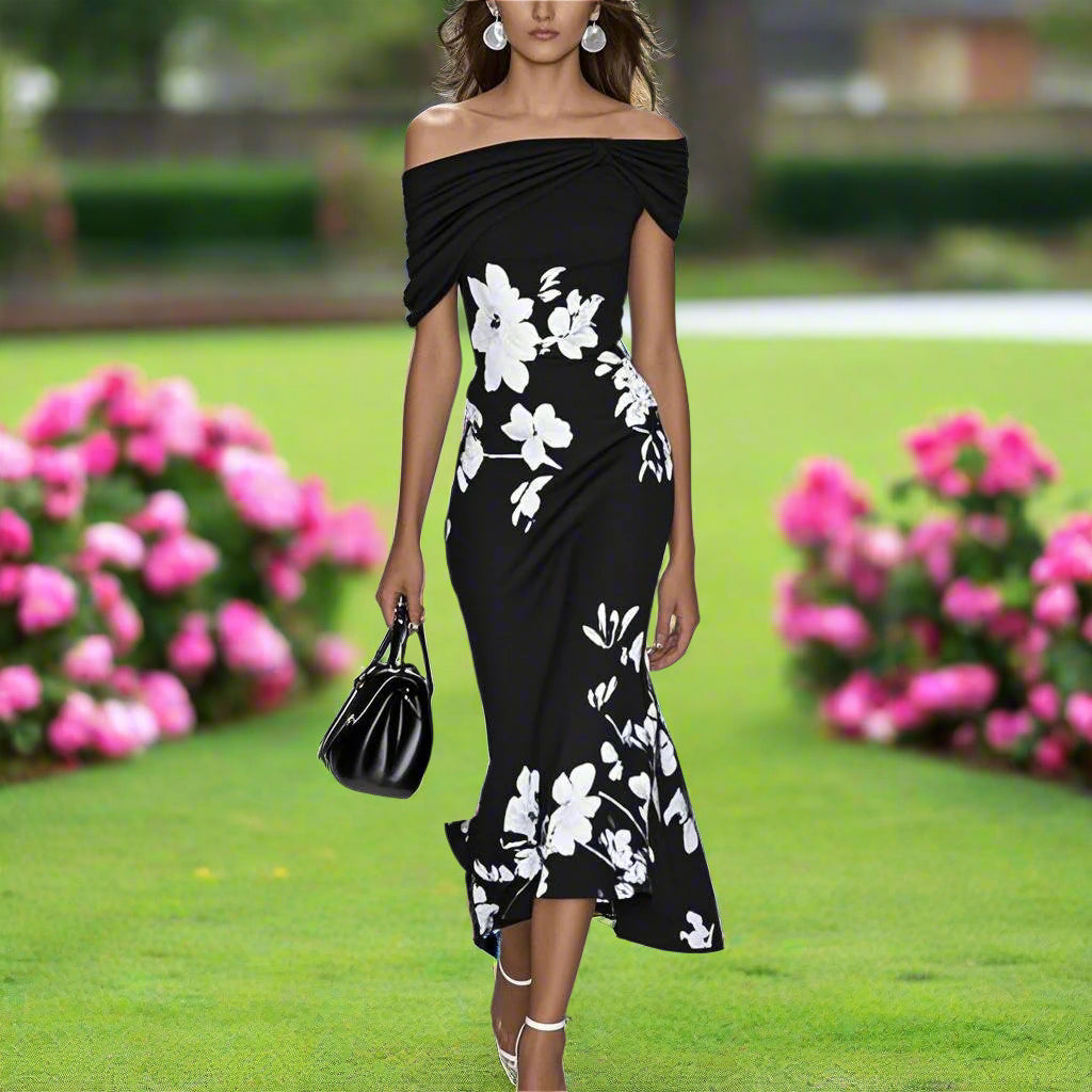 Elanira™ | Soft Floral Gown Dress