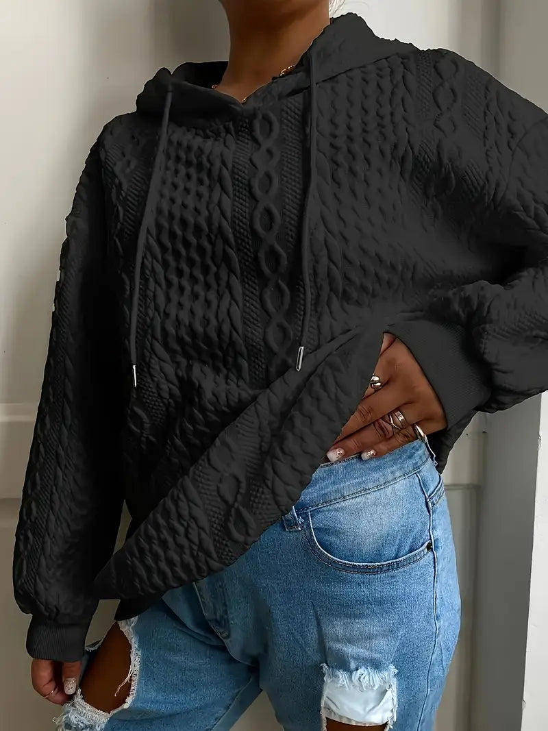 Isadora™ | Jacquard Hooded Sweatshirt