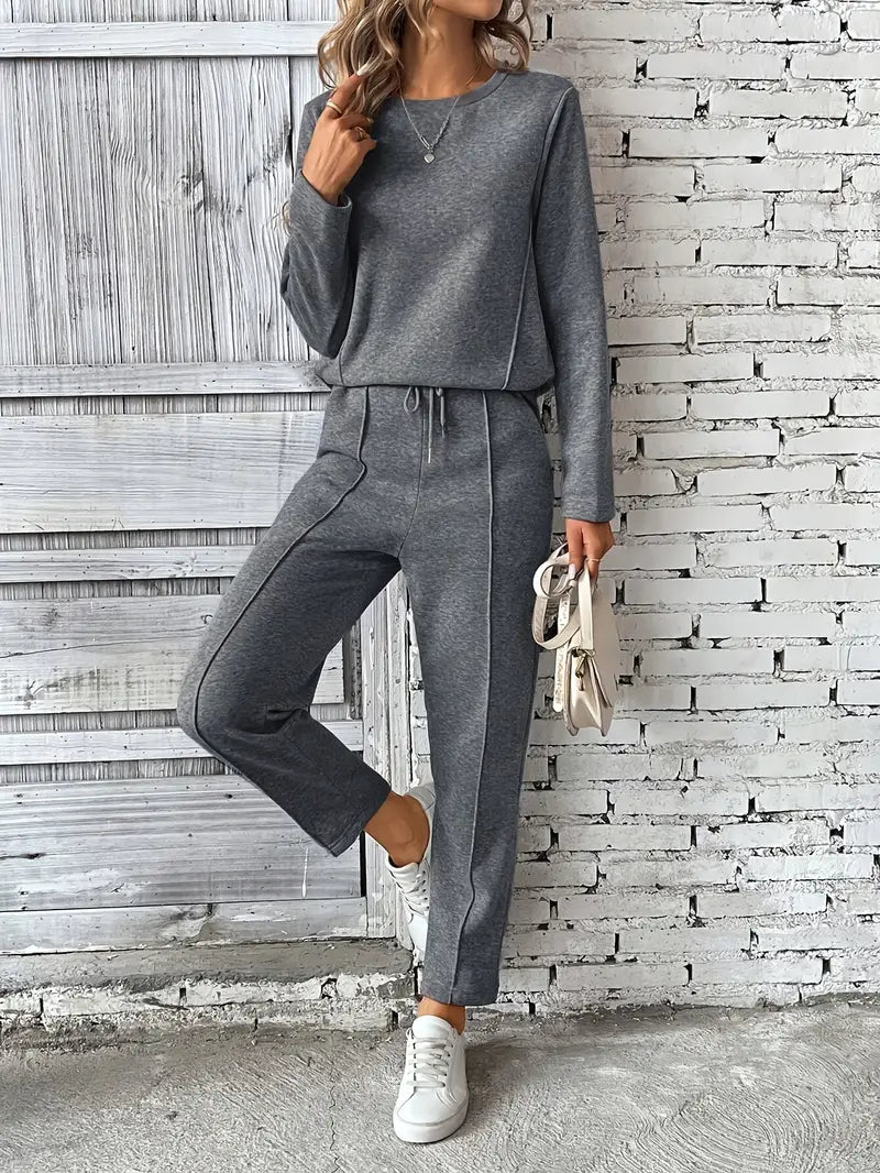 Perdita™ | Elegant Drawstring Two-Piece Set