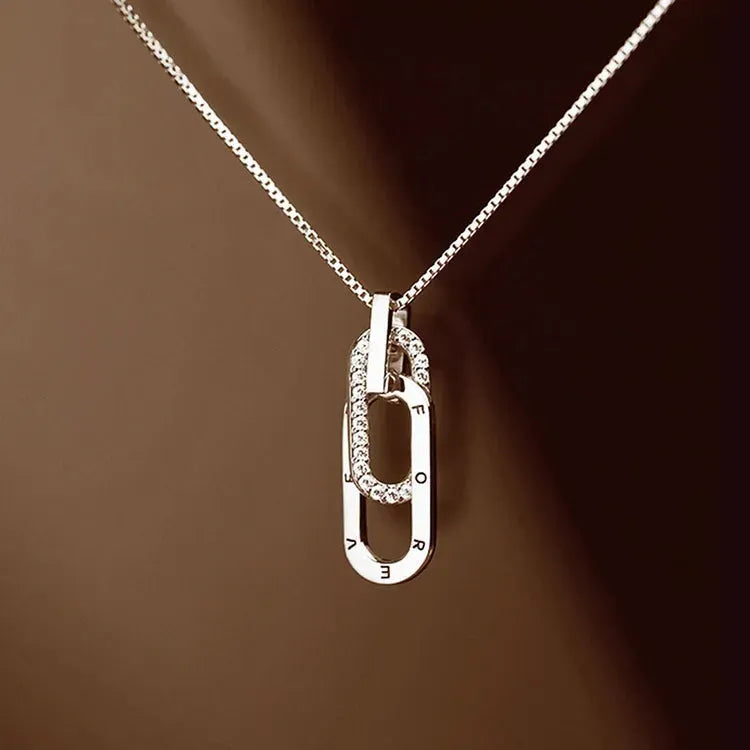 LYNN & CO | S925 Eeuwig Verbonden Cirkel Ketting