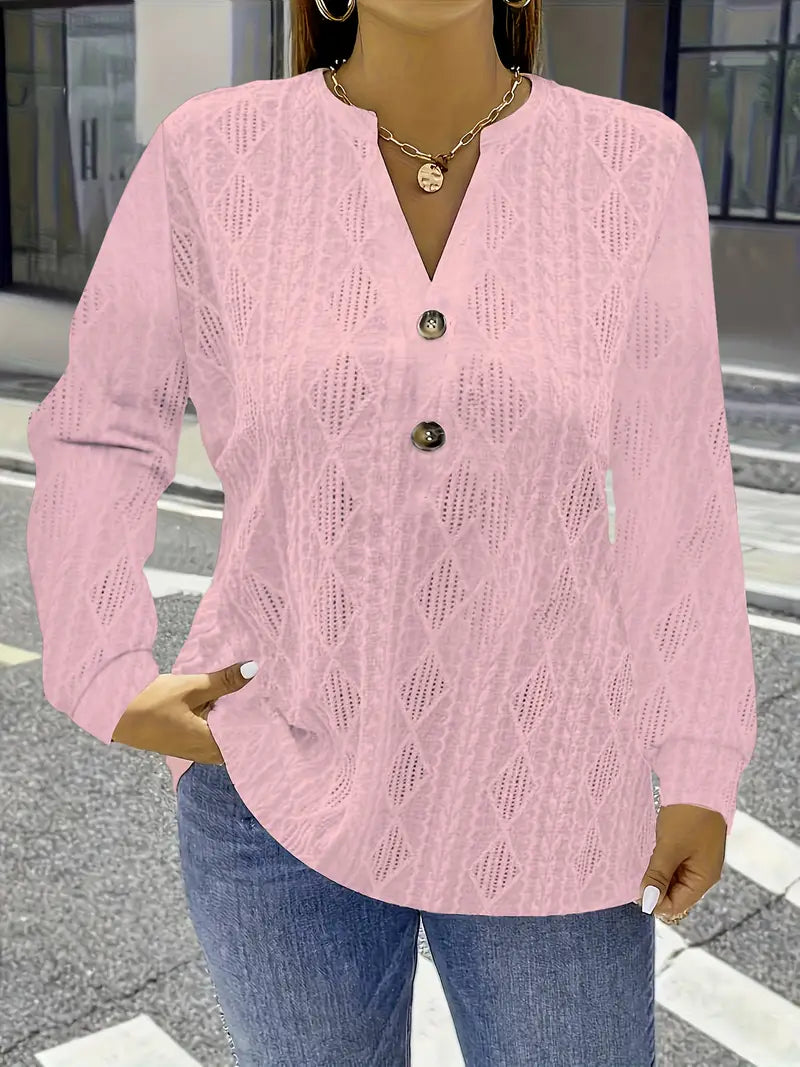 Zafrina™ | Elegant V-Neck T-Shirt