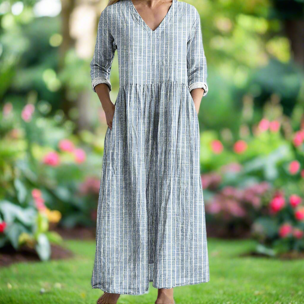Viola™ | Heritage Stripe Casual Dress